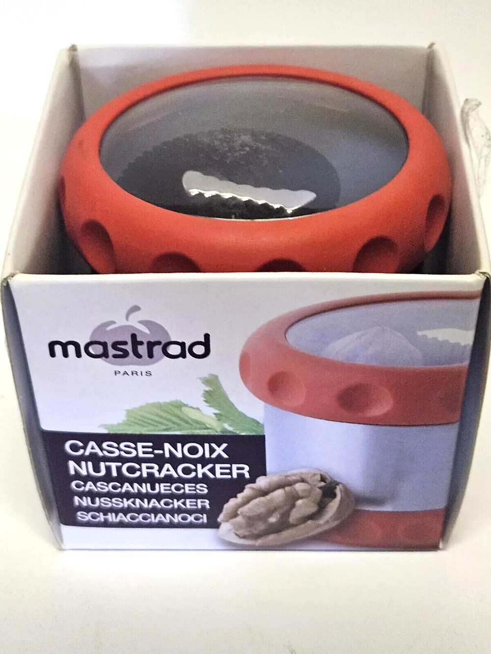 SKU2661 Mastrad "Casse-Noix" Red Nutcracker with Box RARE RED France Box